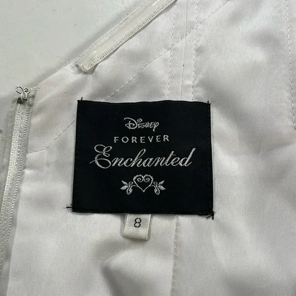 Disney Enchanted Strapless Embroidered Gown 8 | Formal Glam Ballgown Dress - Picture 9 of 14